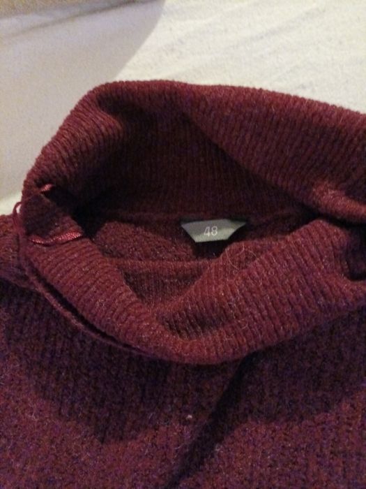 Pulover supradimensionat vișiniu Zeeman de femei marimea 48