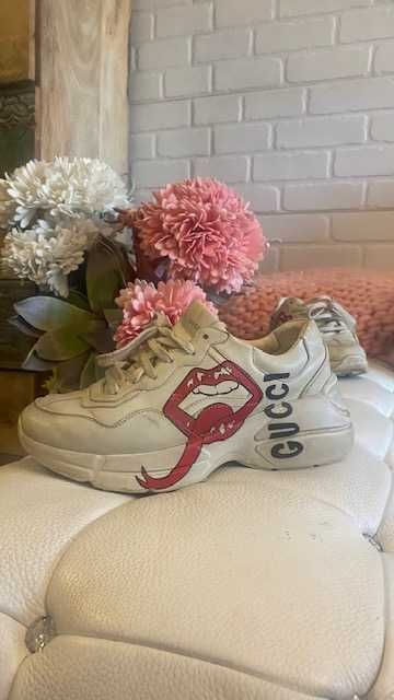 Маратонки Гучи*37.5*Gucci Rhyton Ivory