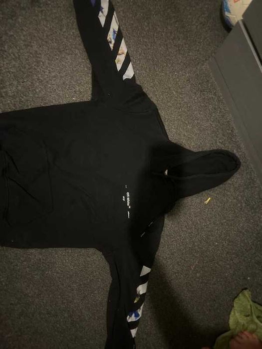 Off White Hoodie Black