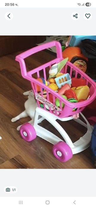 Електрическа Люлка за бебе, детска пазарска количка и колело 3 в 1