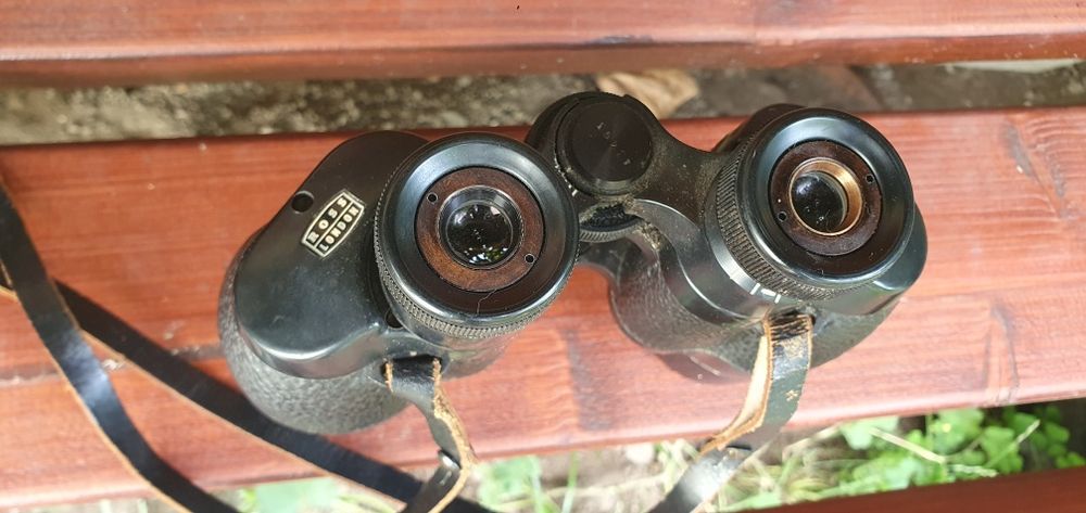 Binoclu foarte vechi Ross London Solaross cu toc 9 x 35