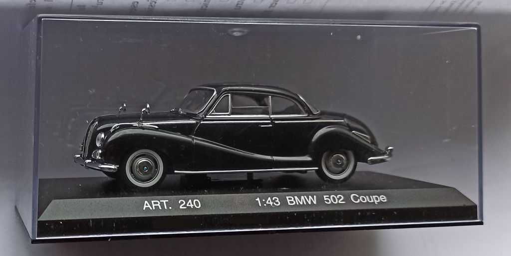 Macheta BMW 502 Coupe negru 1955 - DetailCars 1/43
