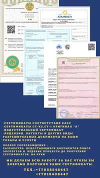 Сертификаты соответствия, лицензии