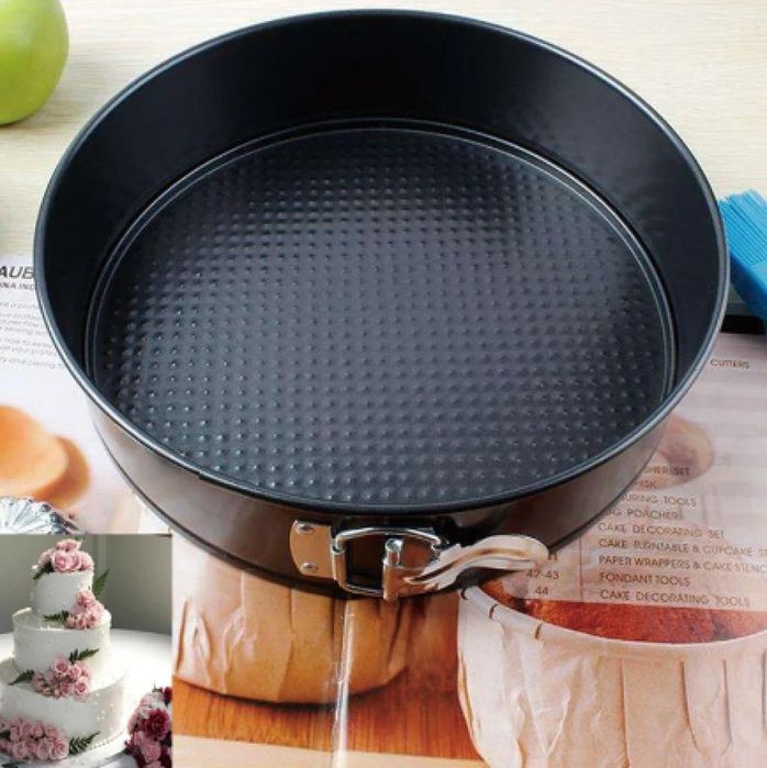 Комплект от 6бр метални форми за торта