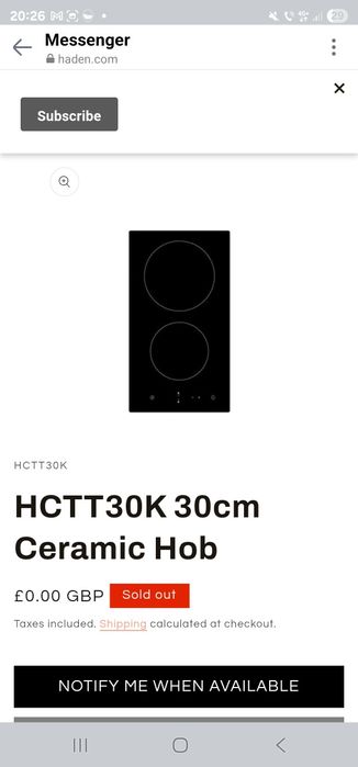 Plita electrica ceramica noua