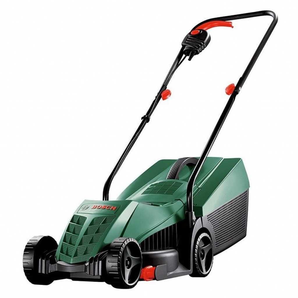 Електрическа косачка Bosch Rotak 32 - 1200W с GrassCombs, кош 31 л