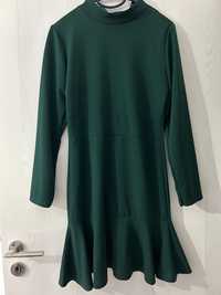 Rochie verde si bordo s