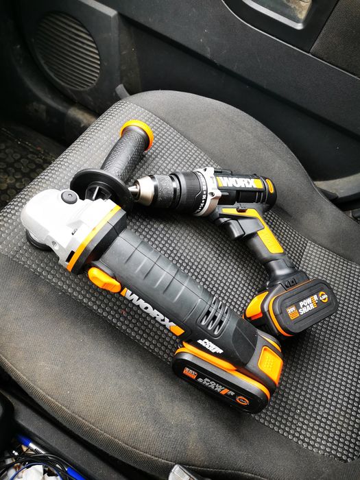 Vand Polizor si Autofiletanta pe Acumulatori-4Ah-20V-WORX Germany