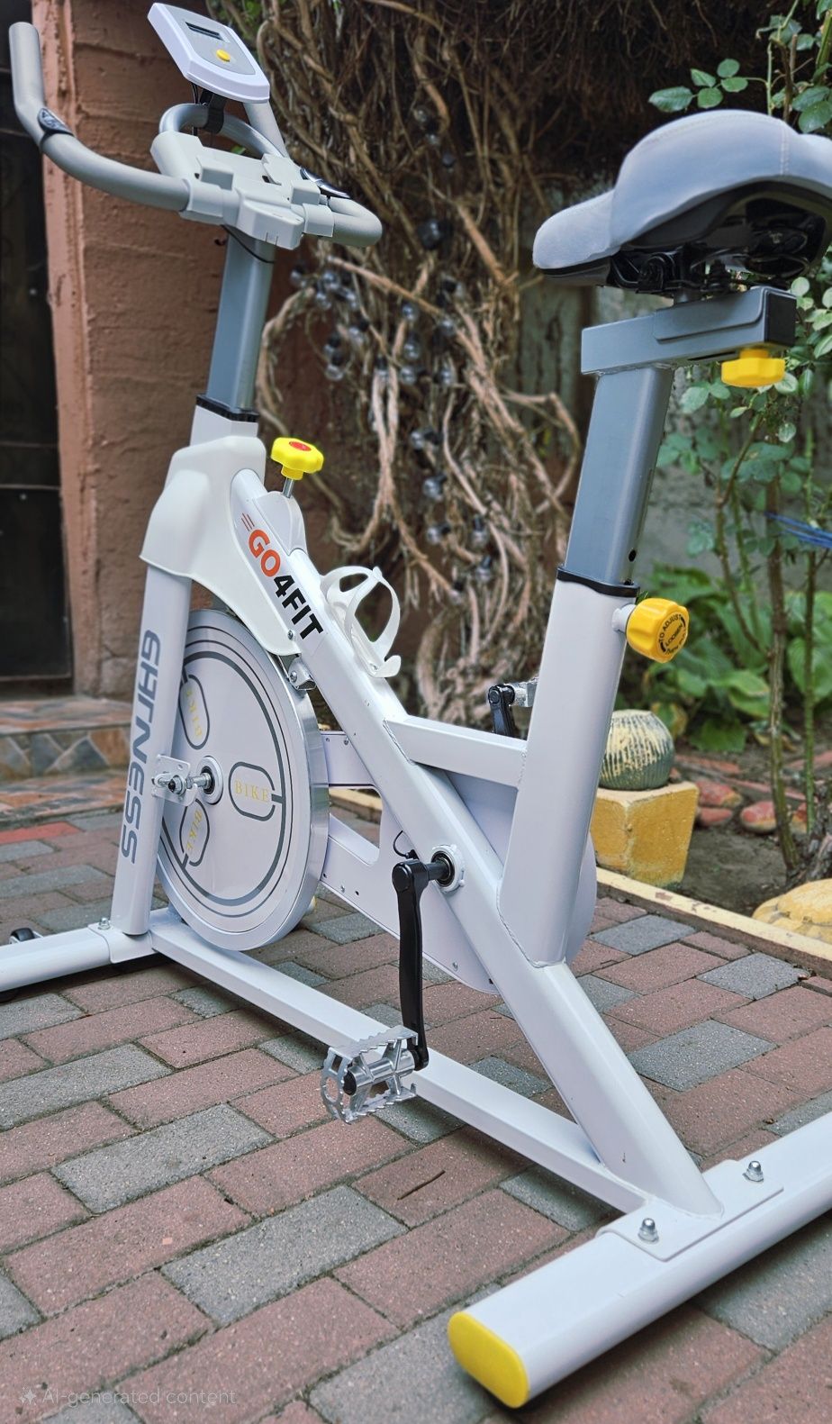 Bicicleta Magnetica Fitness GO4FIT, Model GF200, Volanta 10kg
