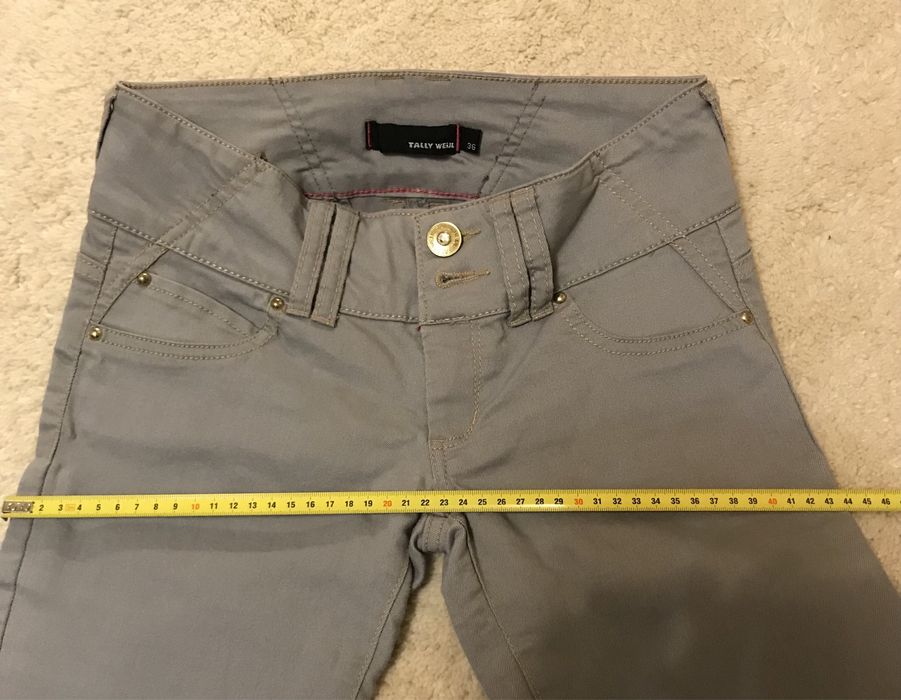 Нов дамски/детски еластичен дънков панталон дънки Tally Weijl