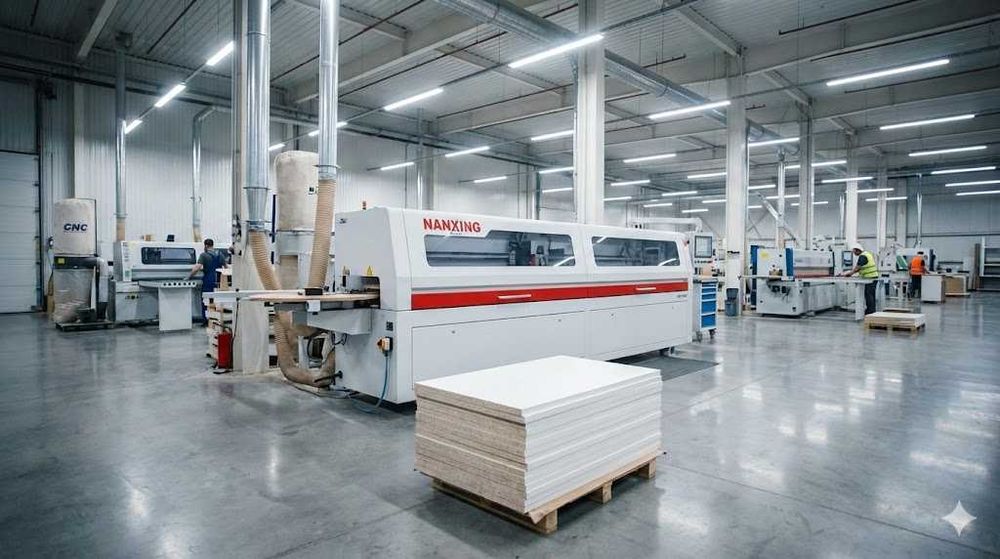 Распил ЛДСП, Закатка (Прифуговка), Присадка. Услуги цеха. Nanxing.