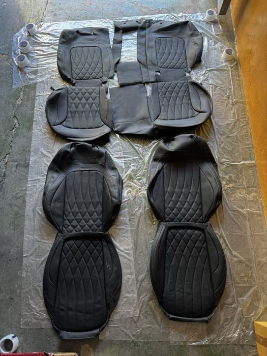 Кожен салон седалки калъф за Mercedes G class Exclusive AMG.