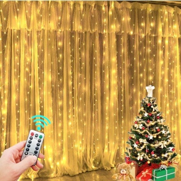 Гирлянда водопад Оптом / грилянда штор / Лента / Лампа / Свет