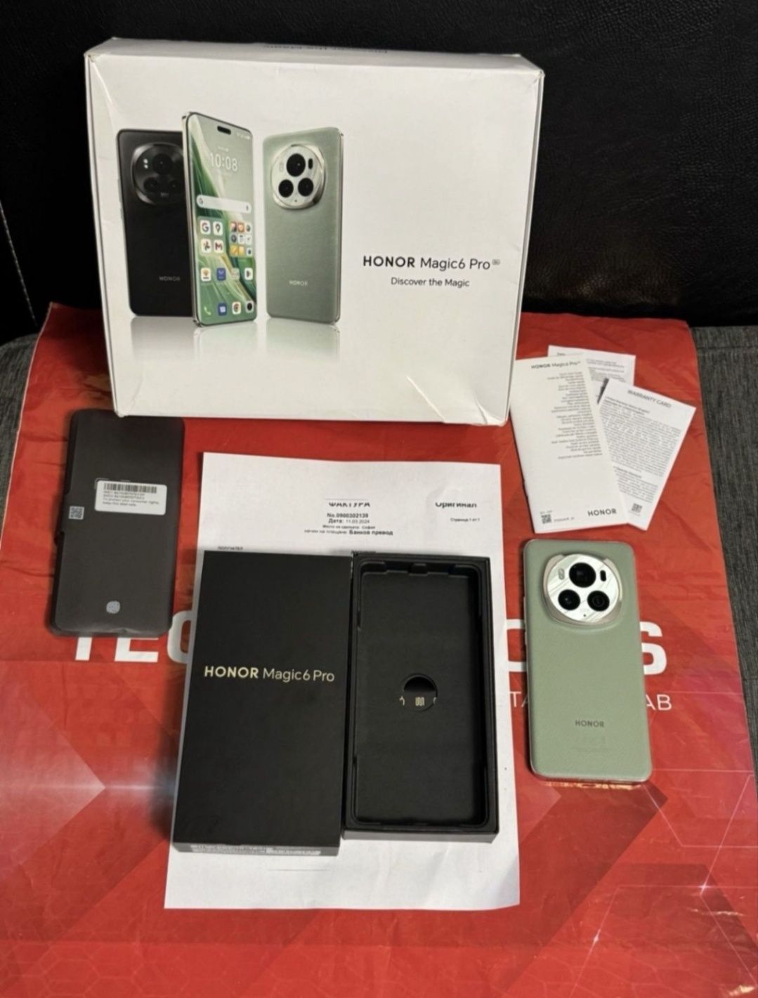512GB Honor Magic 6 Pro Гаранция Технополис 2026 г. Green / Зелен