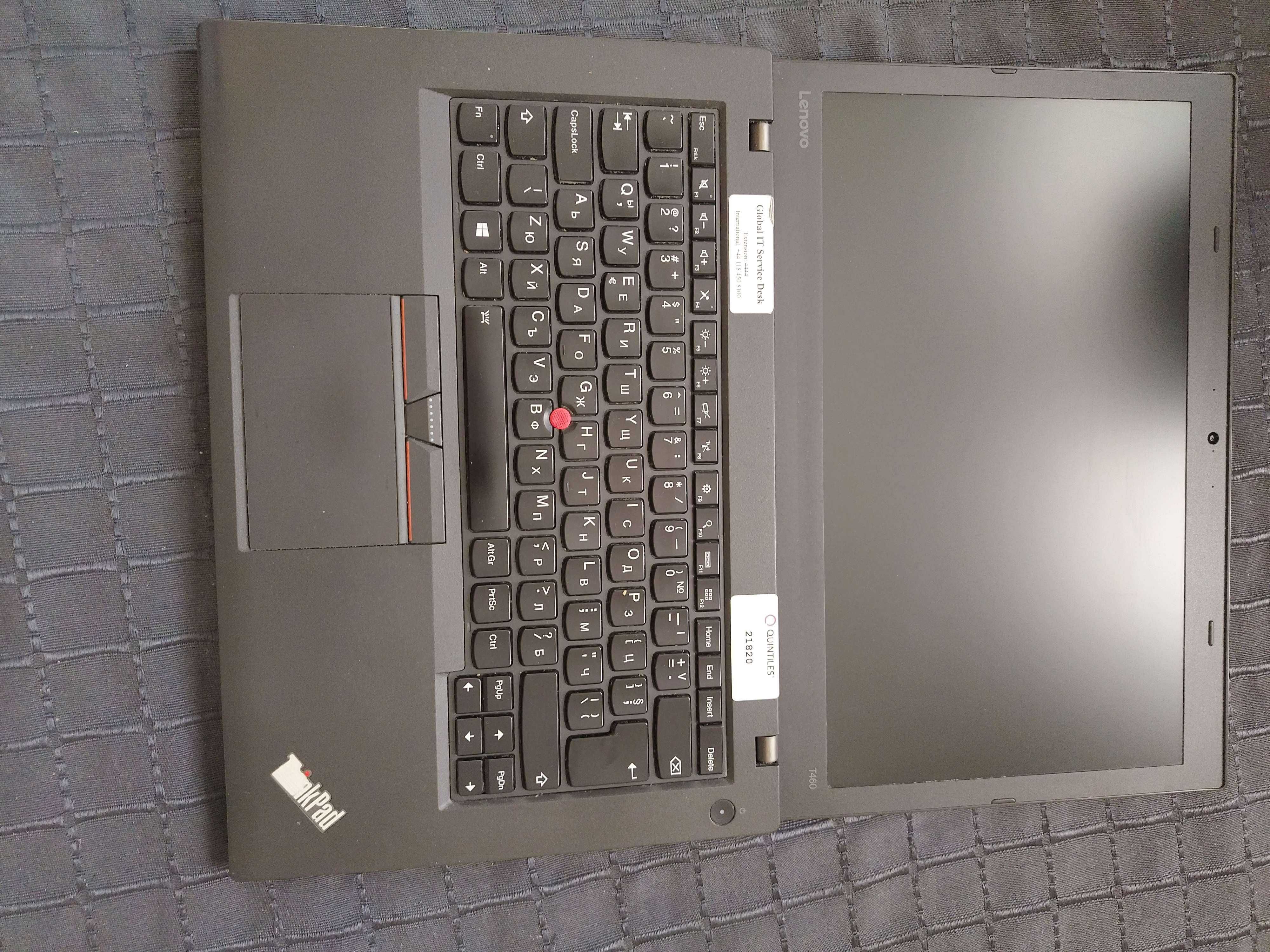 Лаптоп Lenovo ThinkPad T460 /i5-6300U/16GB DDR4/SSD 128 GB, Windows 11