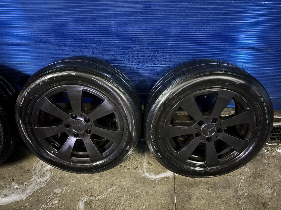 Jante Mercedes R16 cu anvelope de vară 205/55 | 5X112