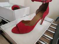 Дамски сандали обувки червени Mint& Berry
