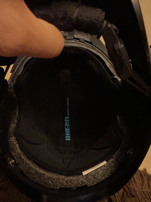 Vand casca ski Ruroc + dispozitiv apel si muzoca