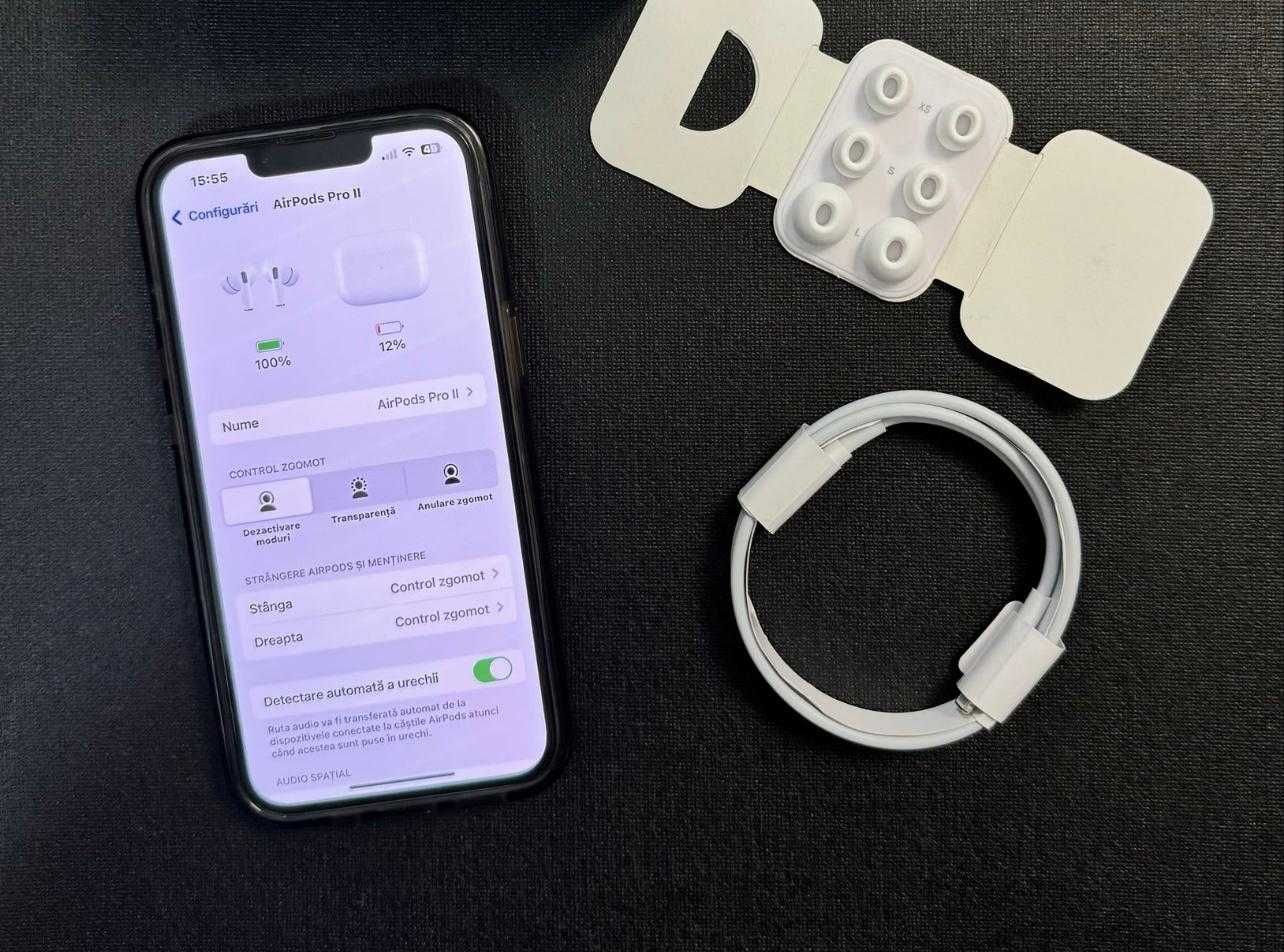AirPods Pro 2 ANC / Transparency / Incarcare MagSafe / Sigilate