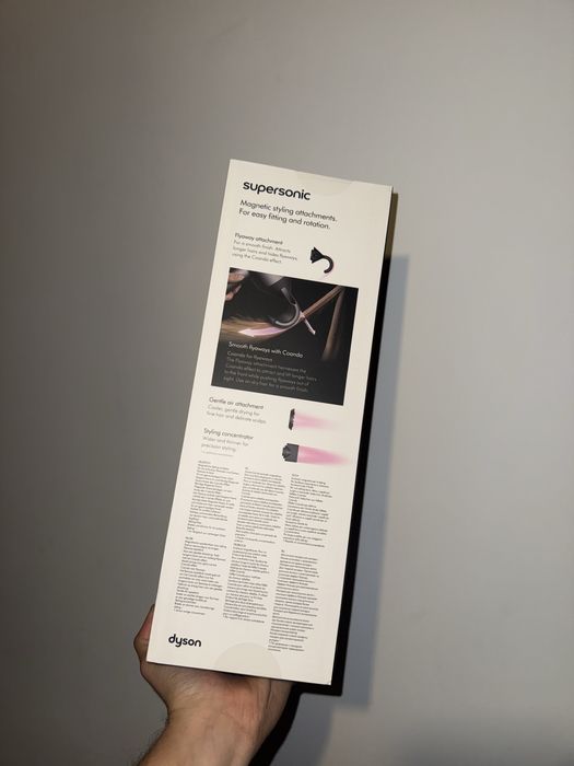 Dyson Supersonic Blue Blush – Uscător de păr profesional, nou, sigilat