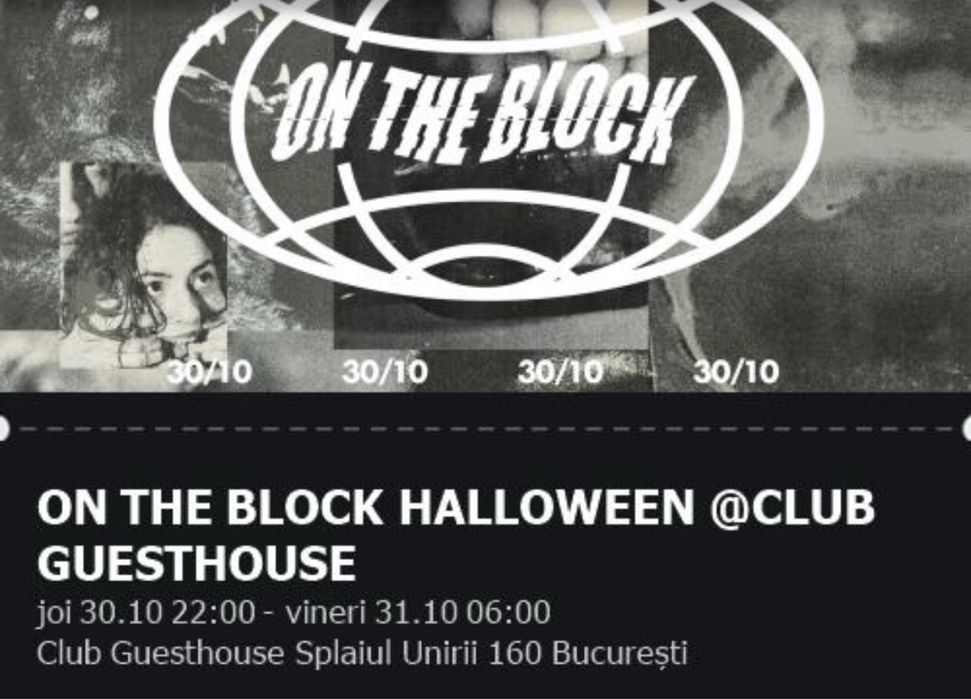 On the block halloween bucuresti