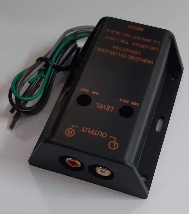 Hi Low Convertor High Low Inlocuiește Lipsa Iesire RCA Adaptor Semnal