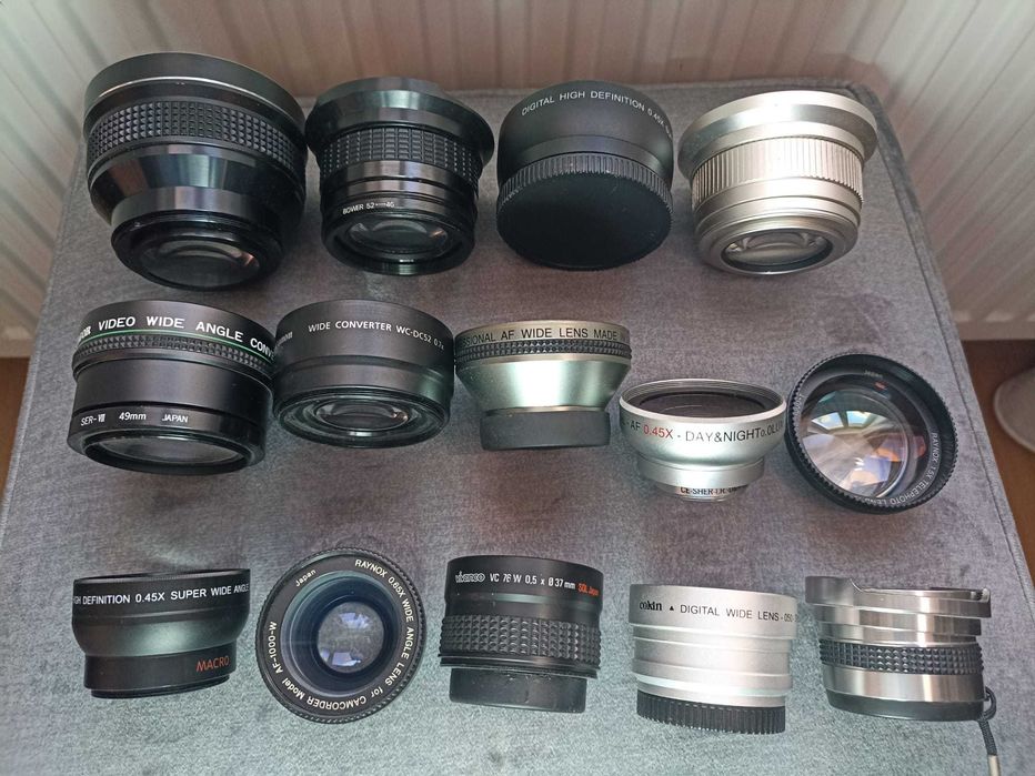 Obiective vechi wide pentru video si foto