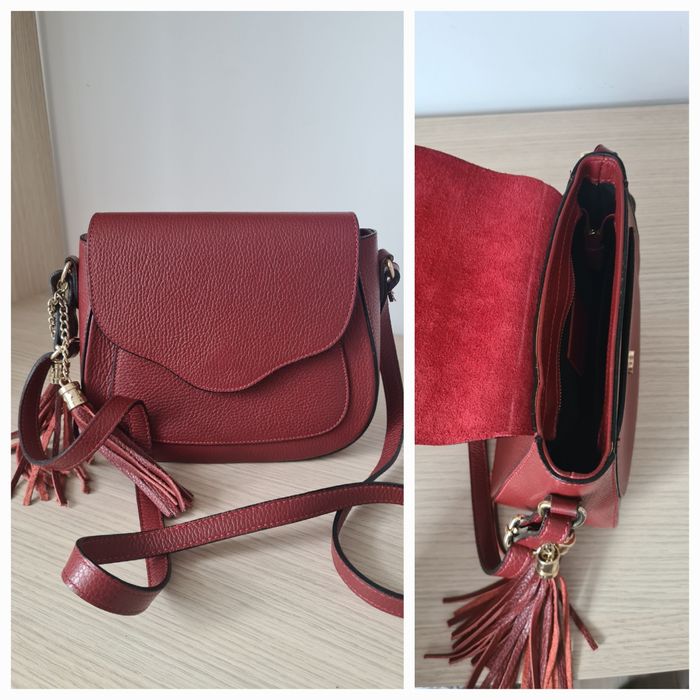 Genti și rucsac  piele naturala