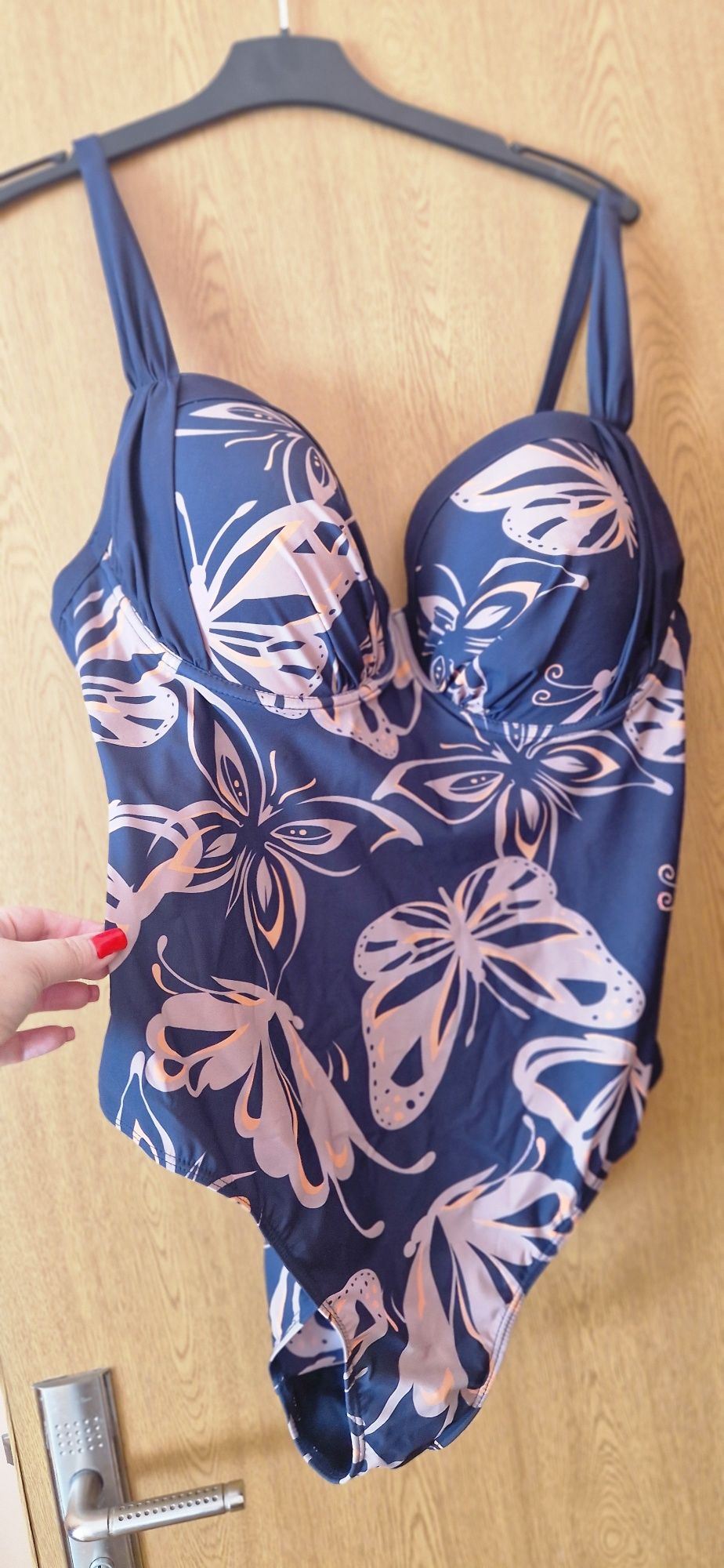 Costum de baie mare întreg Bonprix 48, 95E, bust mare