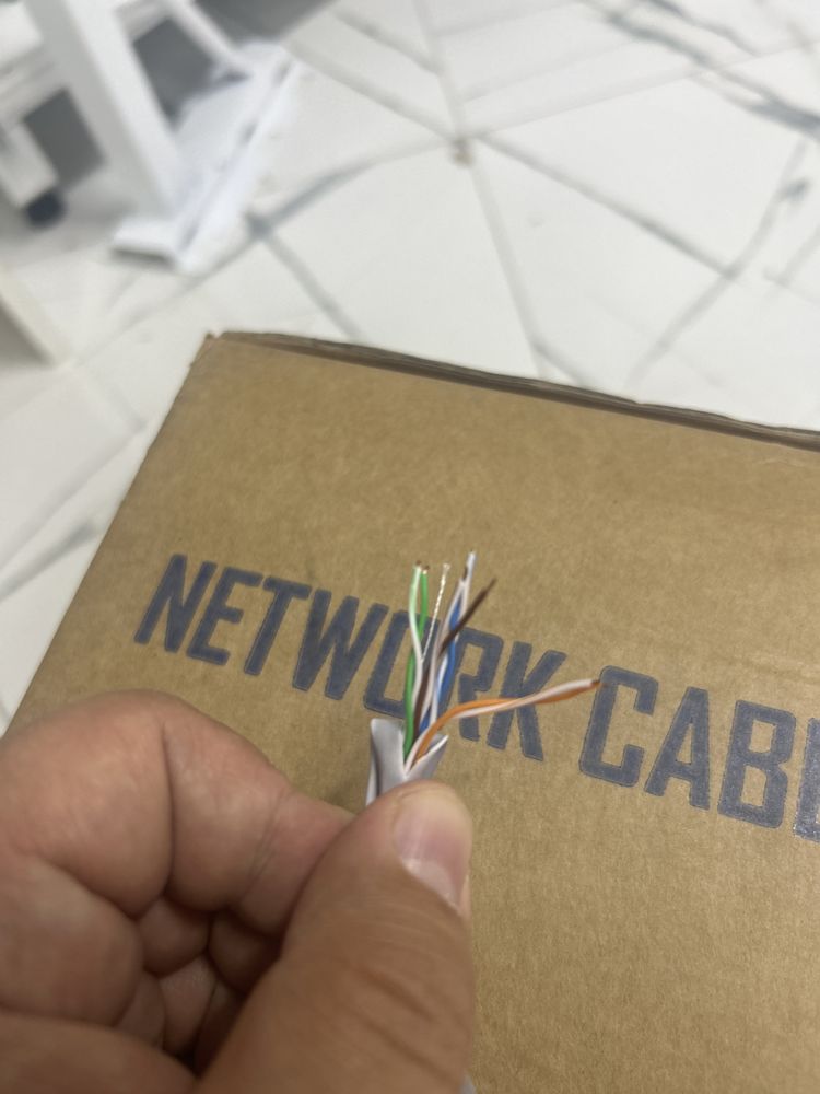 Кабель UTP cat 5e и FTP cat 5e