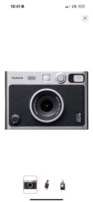 Фотокамера моментальной печати Fujifilm Instax Mini Evo черный