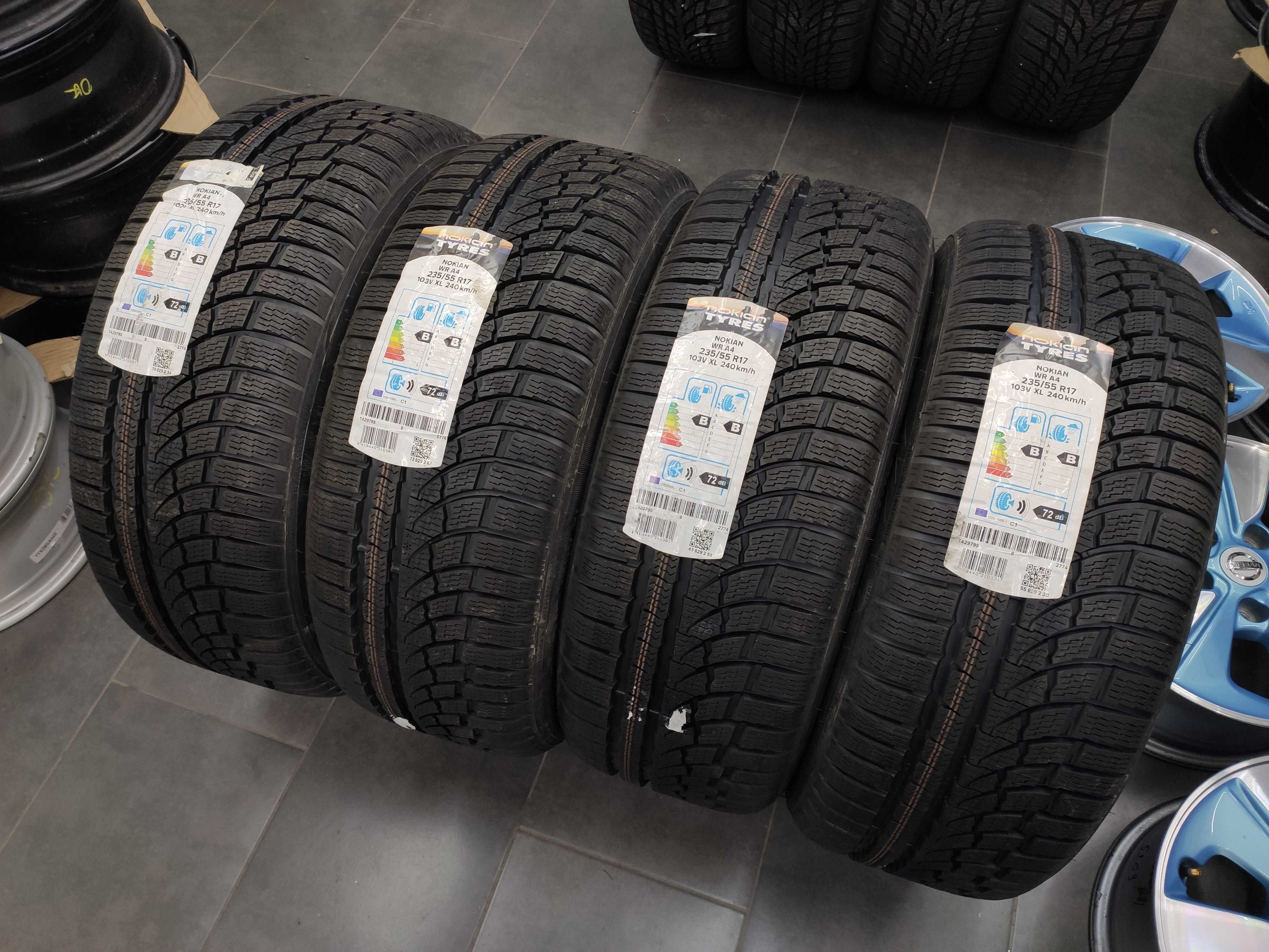 4бр Нови Зимни гуми 235 55 17 - Nokian