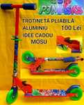 TROTINETĂ Pliabilă din ALUMINIU recomandă copiilor+3 Ani NOUA -120 Lei
