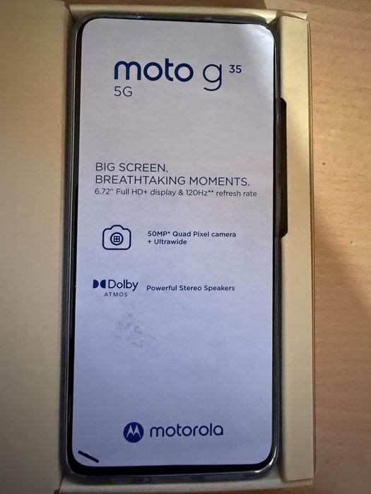 Нов смартфон Motorola moto g 35 5G, 4 GB RAM, 256 GB
