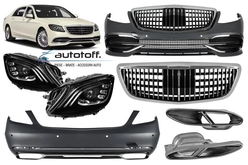 Pachet exterior compatibil Mercedes S-Class W222 (2013-2020) model MBH