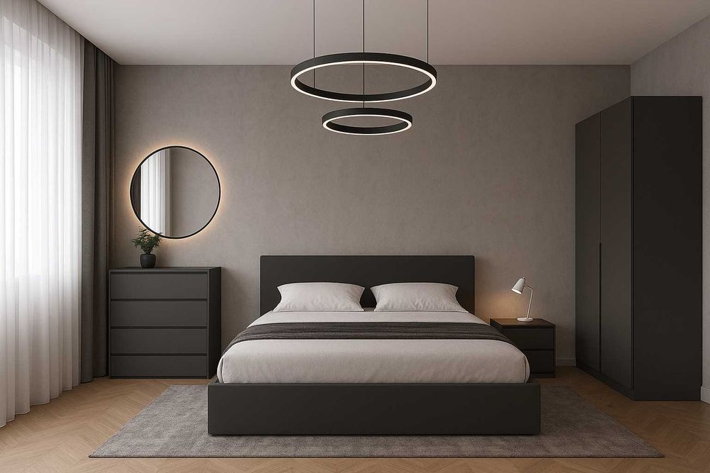 Спальный гарнитур, Мебель для спальни, Гарнитур, Кровать, Комод, Шкаф