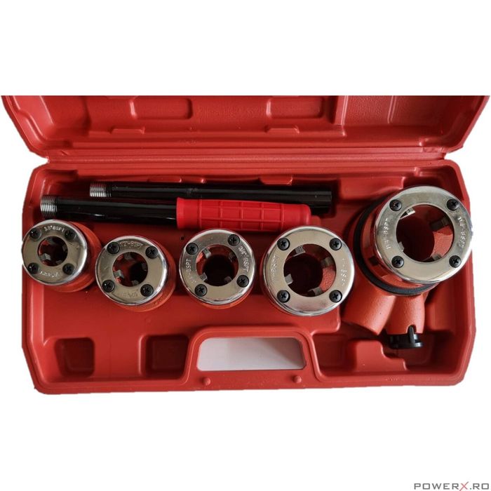 Trusa pentru filetat tevi, 7 piese, Onex