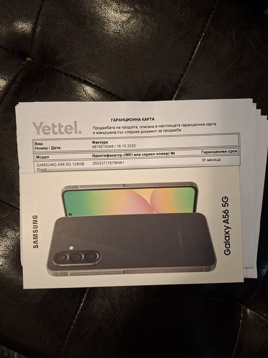 Samsung Galaxy A56 5G – 128GB, Черен