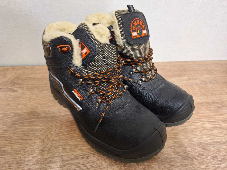 Ботинки зимние OMEGA  41 размер. Строительная обувь. Новые