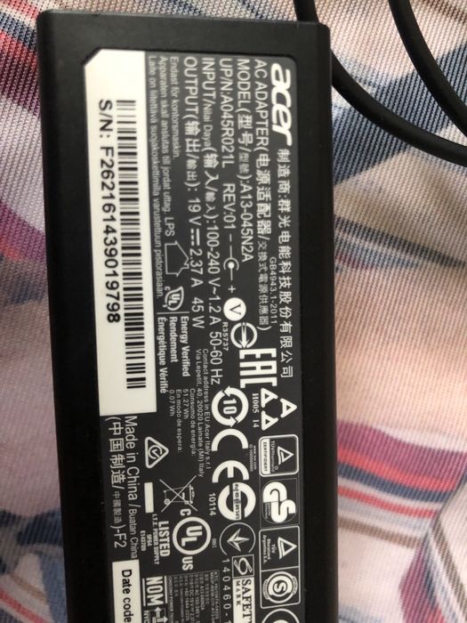 Incarcator leptop acer