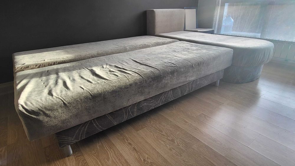 Диван с лежанка с опция сън