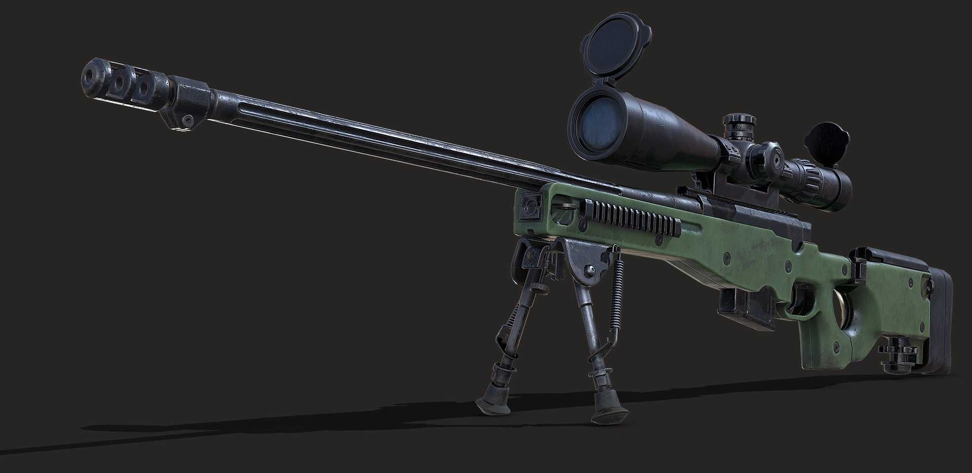 Pusca Airsoft PUTERNICA. FULL METAL 6mm Airsoft Cu Arc Armare MANUALA