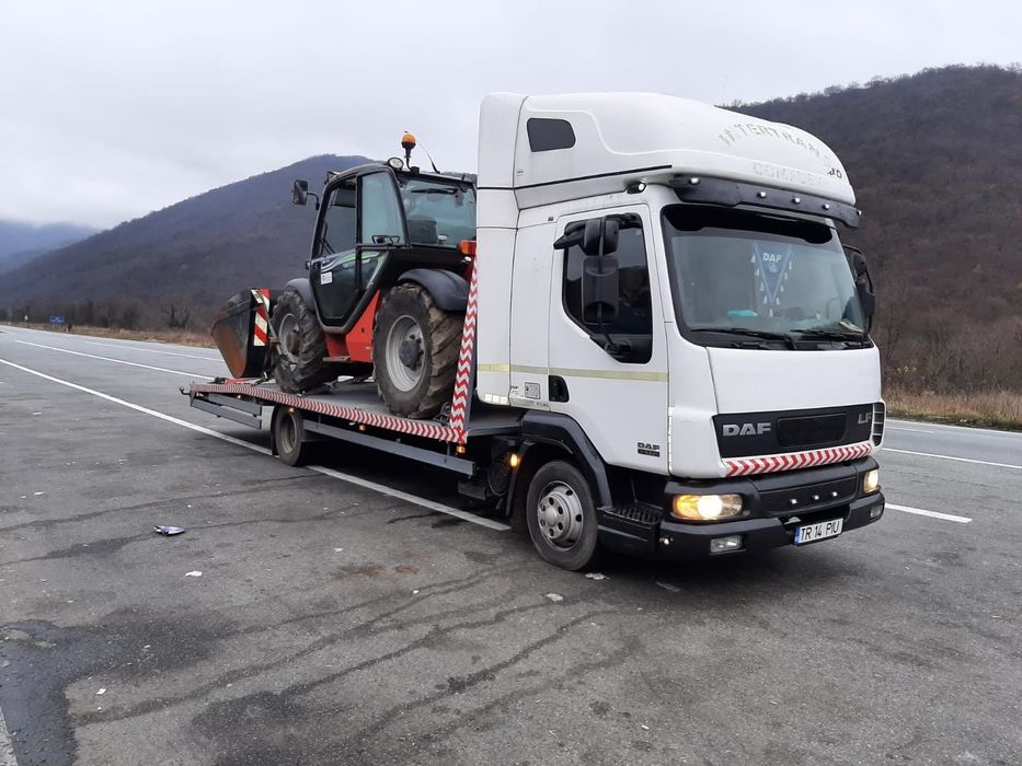 Tractari Auto ROSIORI Platforma Teleorman Transport John deere Valtra