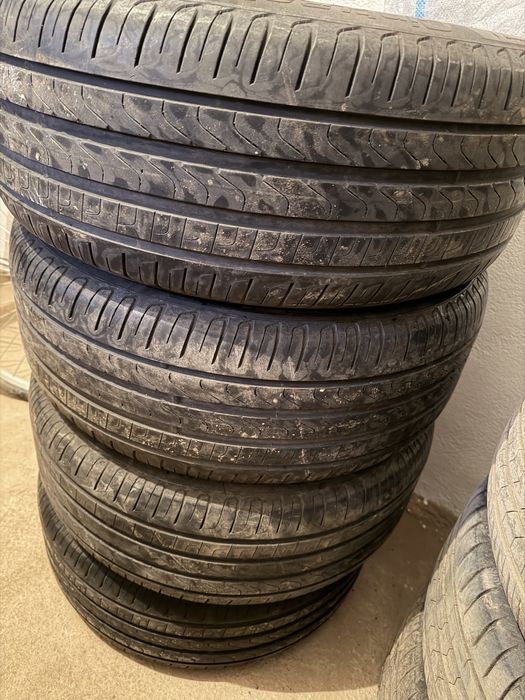 Pirelli P7 245/45/R18 vara DOT 21 si Michelin Alpin 6 215/55/R17