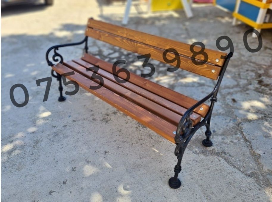 Bănci din fonta turnata