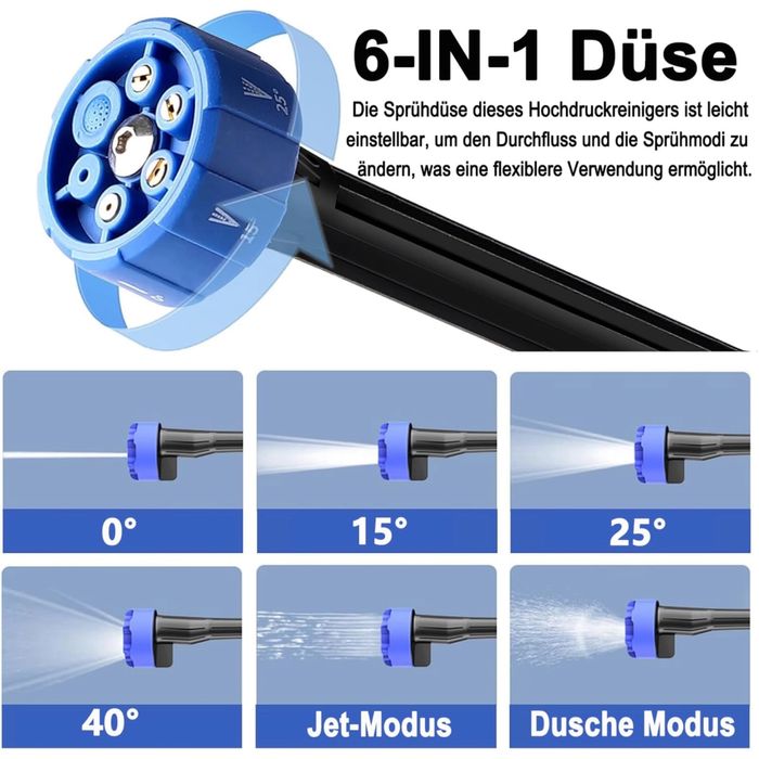 Aparat de spalat cu presiune fara fir, 400W, 30 bar