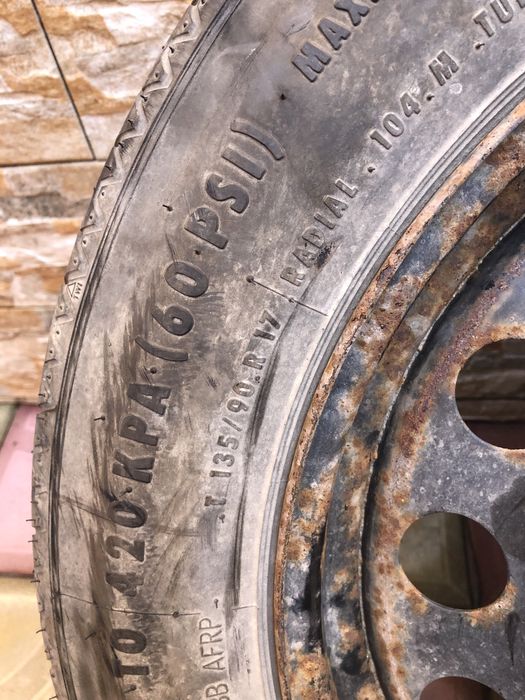 Roata de rezerva Bmw X3 slim original pe 17