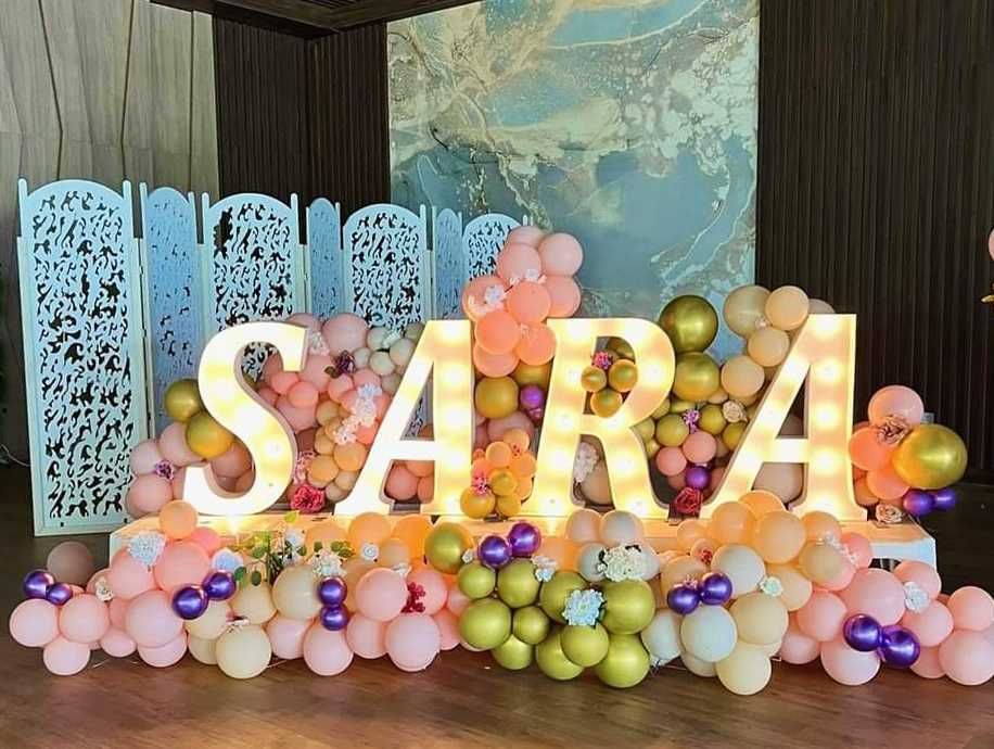 Litere Volumetrice Luminoase - Nunta, Botez, Aniversare, Corporate