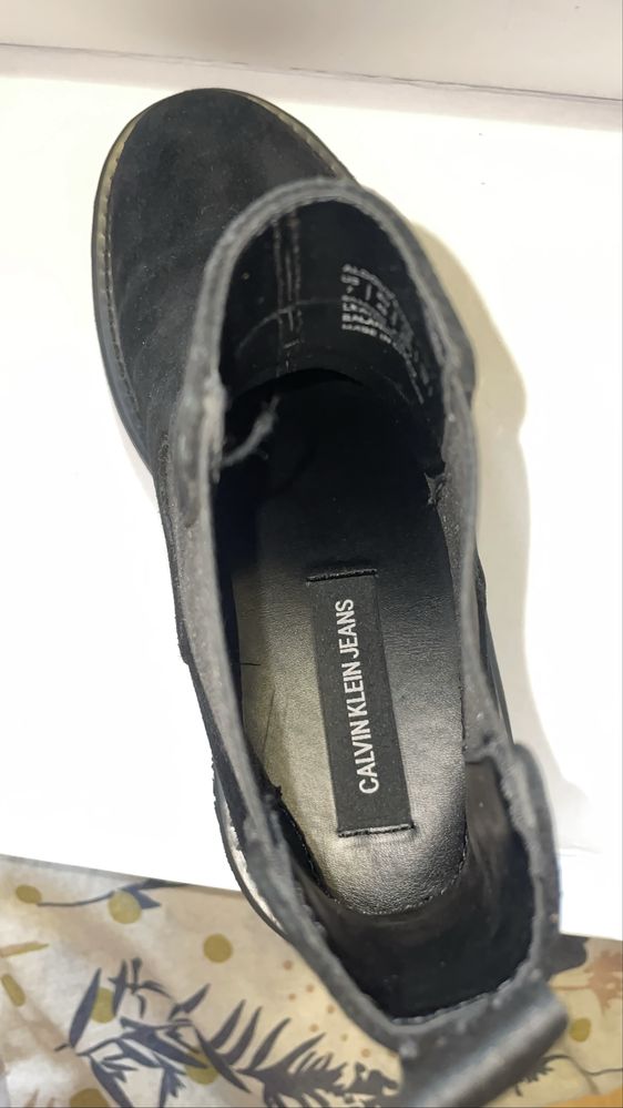 Мъжки велурени боти Calvin Klein