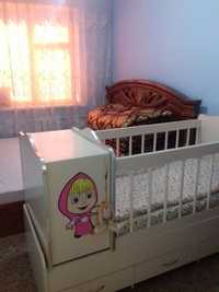 Детский кроват сотилади 3 в одном холати яхши